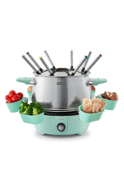 Dash Deluxe Fondue Maker In Aqua