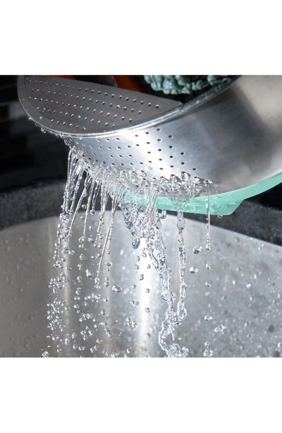 Shop Dash Stainless Steel & Lid Mixing Bowl Set In Aqua