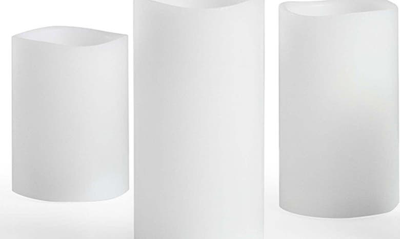 Shop Merkury Innovations 5-piece Pillar Led Flameless Candle Set In White