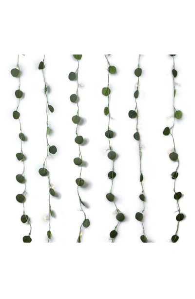 Shop Merkury Innovations Eucalyptus Curtain Led Vine Lights In Green
