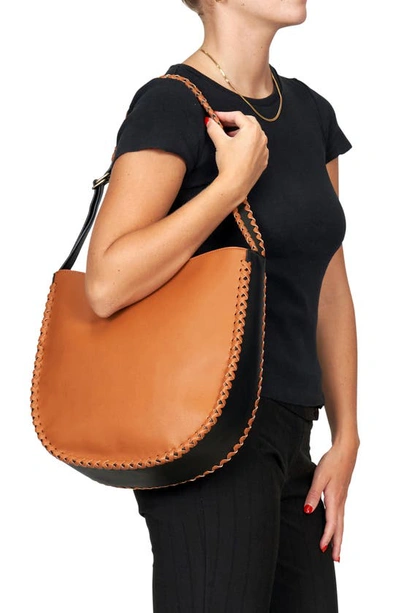 Shop Urban Originals Avalon Tote In Black/ Tan