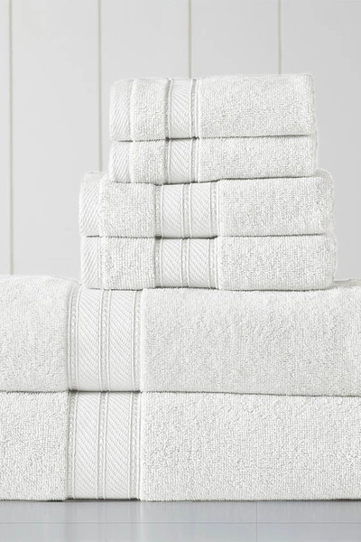 Modern Threads Spunloft 6-piece Towel Set In White