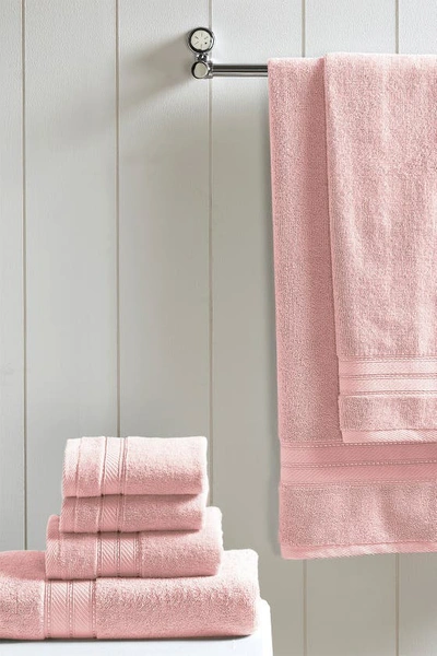 Modern Threads 6pc Spunloft Towel Set In Blush