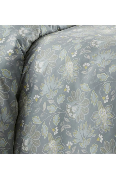 Southshore Fine Linens Infinite Blossom Duvet Cover Set In Blue