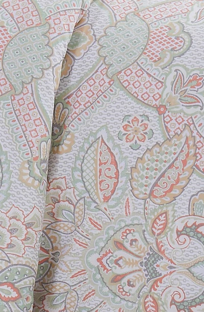 Southshore Fine Linens Enchantment Paisley Print Microfiber Down-alternative Comforter Set In Enchantment Coral