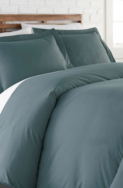 Shop Southshore Fine Linens Ultra-soft Microfiber Duvet Cover Set In Steel Blue