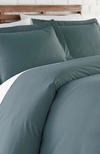 Southshore Fine Linens Ultra-soft Microfiber Duvet Cover Set In Steel Blue