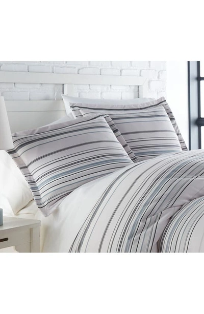 Southshore Fine Linens Stripe Collection In Gray