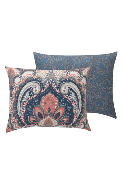 Vcny Home Damask Reversible Comforter Set In Coral