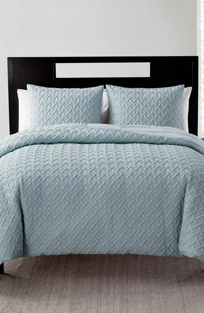 Shop Vcny Home Nina Embossed 2-piece Comforter Set In Blue