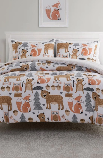 Vcny Home Little Campers Woodland Comforter Set In Multi