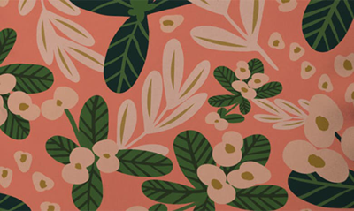 Deny Designs Oris Eddu Poppy Pine Pink Outdoor Pullow In Pink