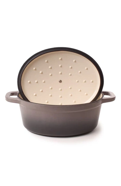 Berghoff Neo Cast Iron Stockpot 4-piece Set In Grey