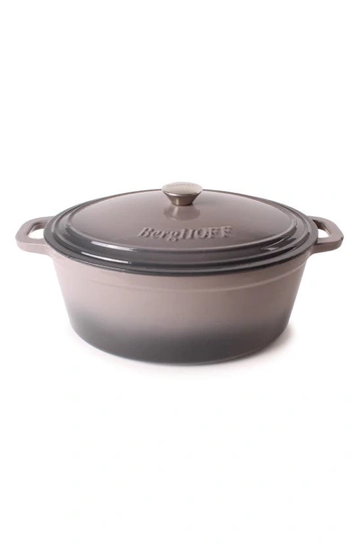 Berghoff Neo Cast Iron Stockpot 4-piece Set In Grey