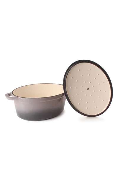 Berghoff Neo Cast Iron Stockpot 4-piece Set In Grey