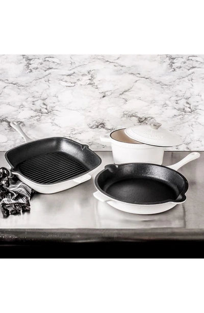 Berghoff International 4pc Cast Iron Set In White