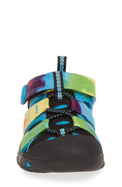 Shop Keen Kids' Newport H2 Water Friendly Sandal In Rainbow Tie Dye