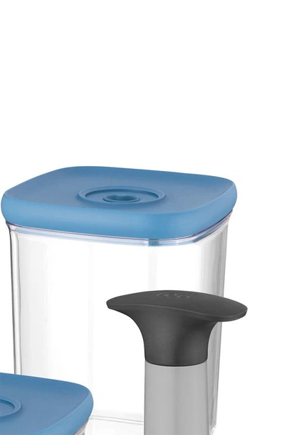 Berghoff International Leo 4-piece Vacuum Food Containers In Blue