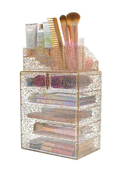 Shop Sorbus Glitter Makeup & Jewelry Storage Case Display Set