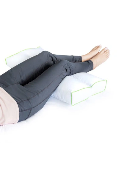 Rio Home Sleep Yoga Knee Pillow In White
