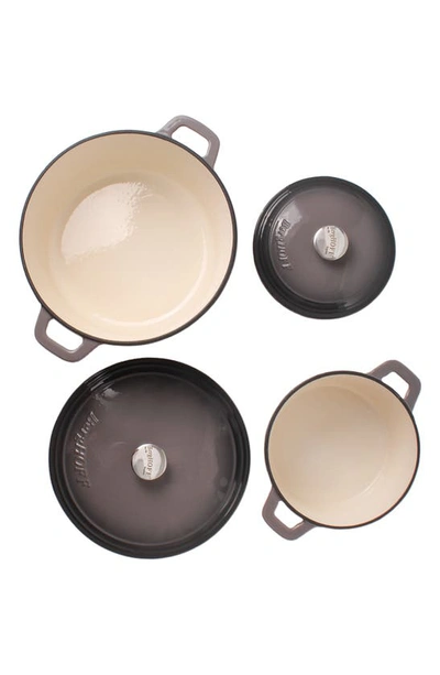 Berghoff International 4pc Cast Iron 3qt Set In Grey