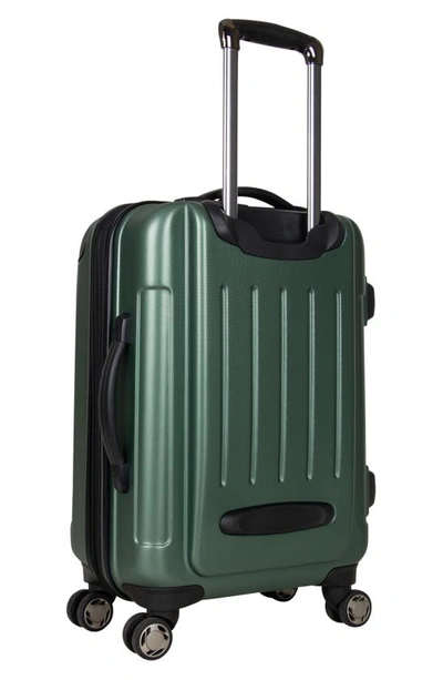 Kenneth Cole Reaction Renegade 20" Lightweight Hardside Expandable Carry-on Luggage In Cilantro