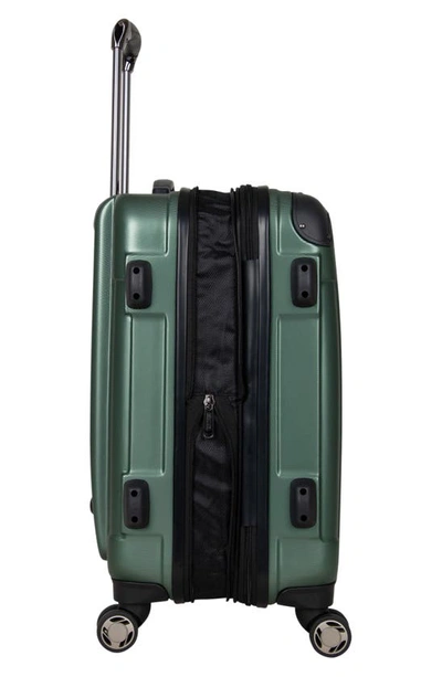 Kenneth Cole Reaction Renegade 20" Lightweight Hardside Expandable Carry-on Luggage In Cilantro