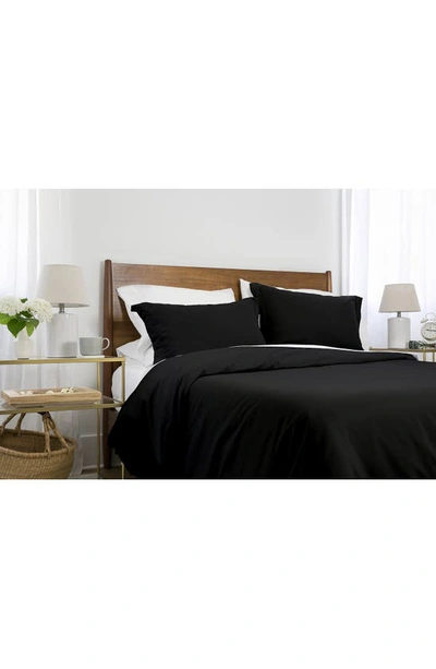 Southshore Fine Linens Luxury Essentials Duvet Cover Set In Black
