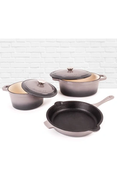 Berghoff Neo 5-piece Cast Iron Set In Grey