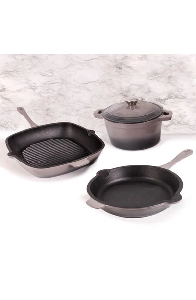 Berghoff Neo 4-piece Cast Iron Set In Grey