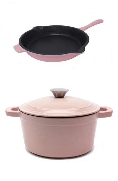 Berghoff Neo 3-piece Cast Iron Set In Pink