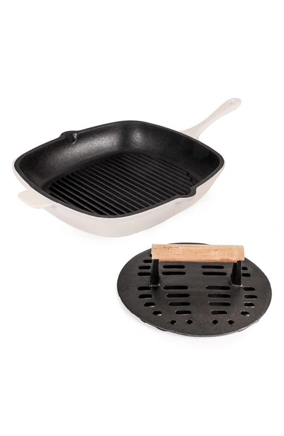 Berghoff Neo 2-piece Cast Iron Set In White