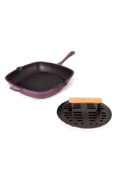 Berghoff Neo 2-piece Cast Iron Set In Grey