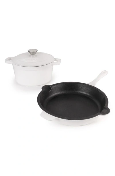 Berghoff Neo Cast Iron 3-pc. Cookware Set In White