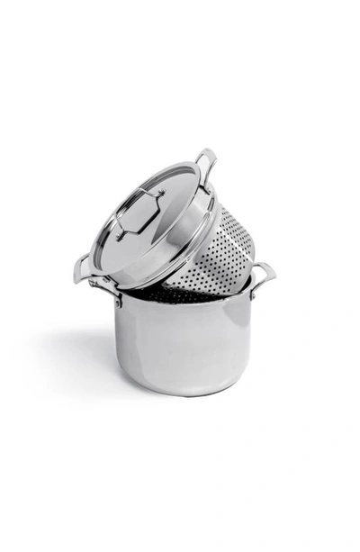 Berghoff Professional Straight 3-piece Stainless Steel Cookware Set In Silver