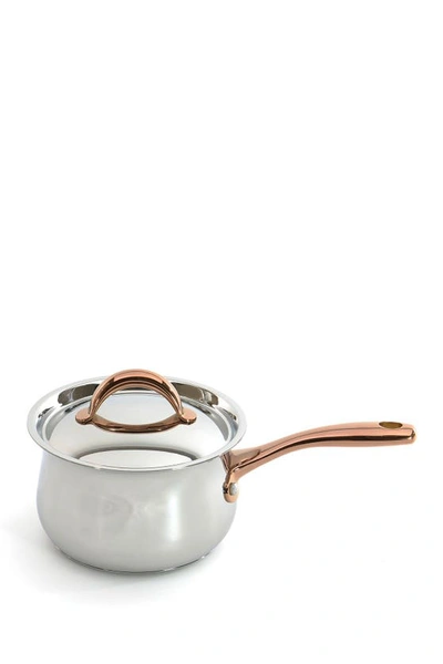 Berghoff Ouro Gold 6.25" Sauce Pan With Lid In Silver