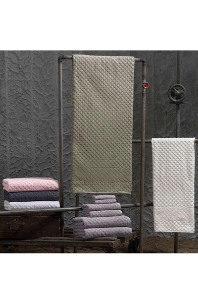 Shop Enchante Home Glossy Turkish Cotton Washcloth In Peach