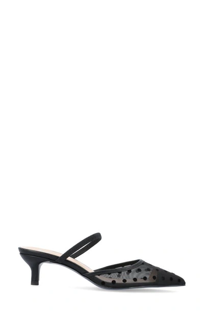 Shop Journee Collection Allana Pointed Toe Pump In Black