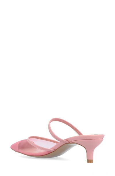 Journee Collection Allana Pointed Toe Pump In Pink