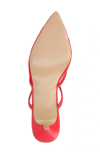 Shop Journee Collection Allana Pointed Toe Pump In Red
