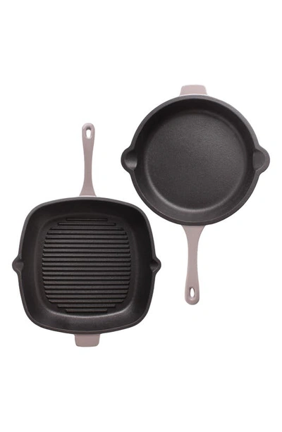 Berghoff Neo Enameled Cast Iron 3-piece Set In Grey