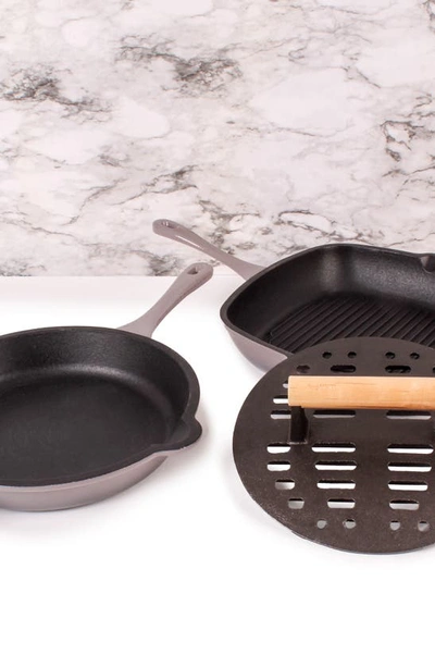 Berghoff Neo Enameled Cast Iron 3-piece Set In Grey