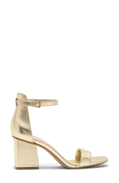 Shop Vince Camuto Margry Ankle Strap Block Heel Sandal In Egyptian