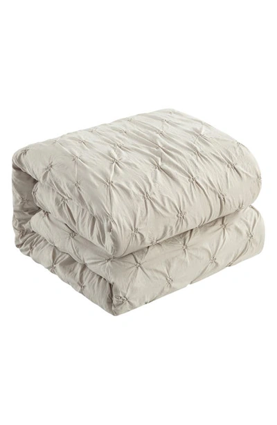 Shop Chic Bradley Diamond Tufted 8-piece Comforter Set In Beige