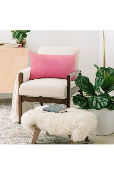 Shop Deny Designs Pimlada Phuapradit Sakura Lumbar Throw Pillow In Pink