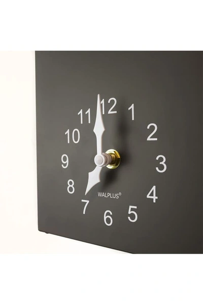 Walplus Minimalist Cuckoo Table Clock In Grey