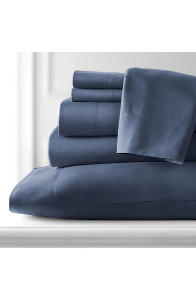 Southshore Fine Linens Vilano Springs Extra Deep Pocket Sheet Set In Dark Blue