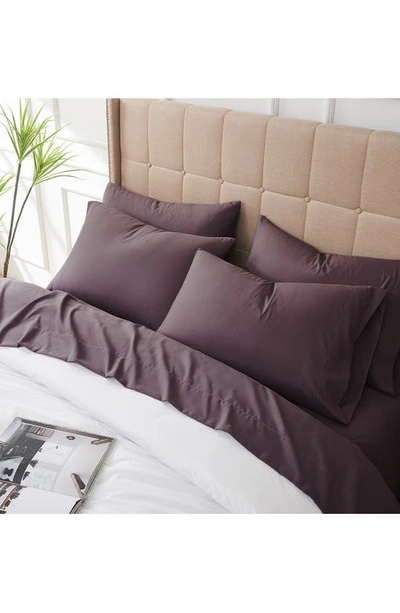 Southshore Fine Linens Vilano Springs Extra Deep Pocket Sheet Set In Purple
