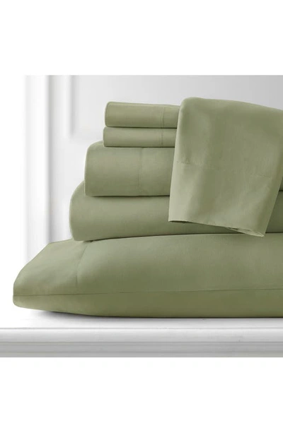 Southshore Fine Linens Vilano Springs Extra Deep Pocket Sheet Set In Sage Green