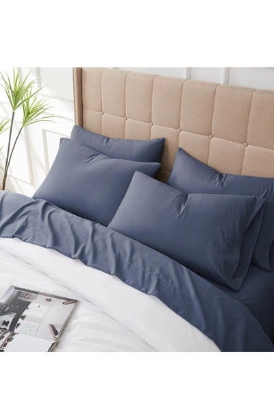 Southshore Fine Linens Vilano Springs Extra Deep Pocket Sheet Set In Dark Blue